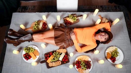 Teamskeet all-star amber summer: dili bölünmesi sert bir akşam yemeği randevusunun sadece başlangıcı