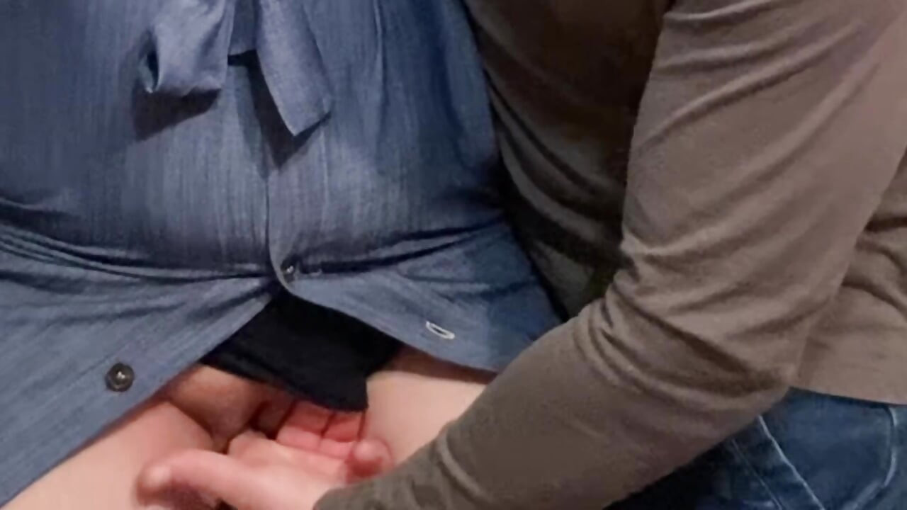 Perv Stepbrother Rubbing My Pussy in Subway