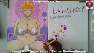 Раскраска Lalalucca в DarkPrincearmon Art