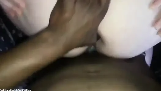 Fucking British BBW doggy fingering her arsehole