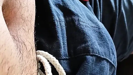 playing with the neighbor