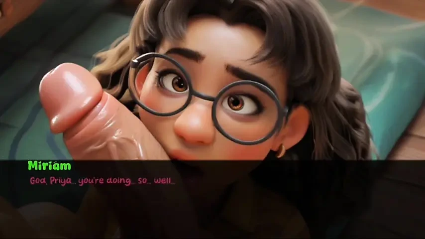 My stepsister lick my dick in night