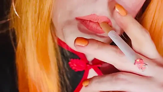 Pumpkin Spice And Everything Nice! Tina Snua Smokes 1 Cork Cigarette - S...