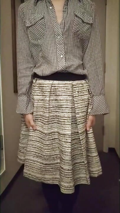 A video of a slender Asian femboy changing into various cute pairs of panties 2