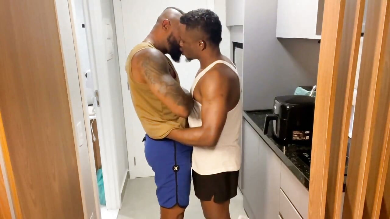 Receiving My Gym Buddy at My Apartment
