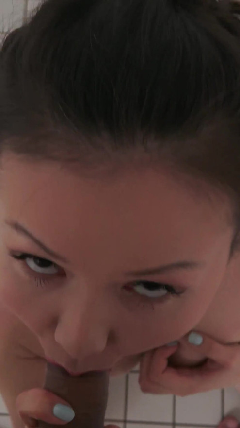 He Sneaks Into the Women's Shower and Fucks the Little Asian Girl