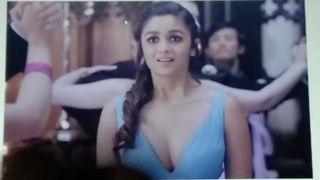 Cum tribute to Alia Bhatt boobs