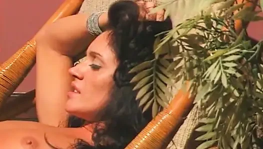 Passionate Lesbian Action: Blonde Beauty and Brunette Seductress