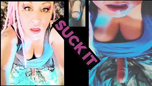 Getting trained to please cocks no matter what they are attached to