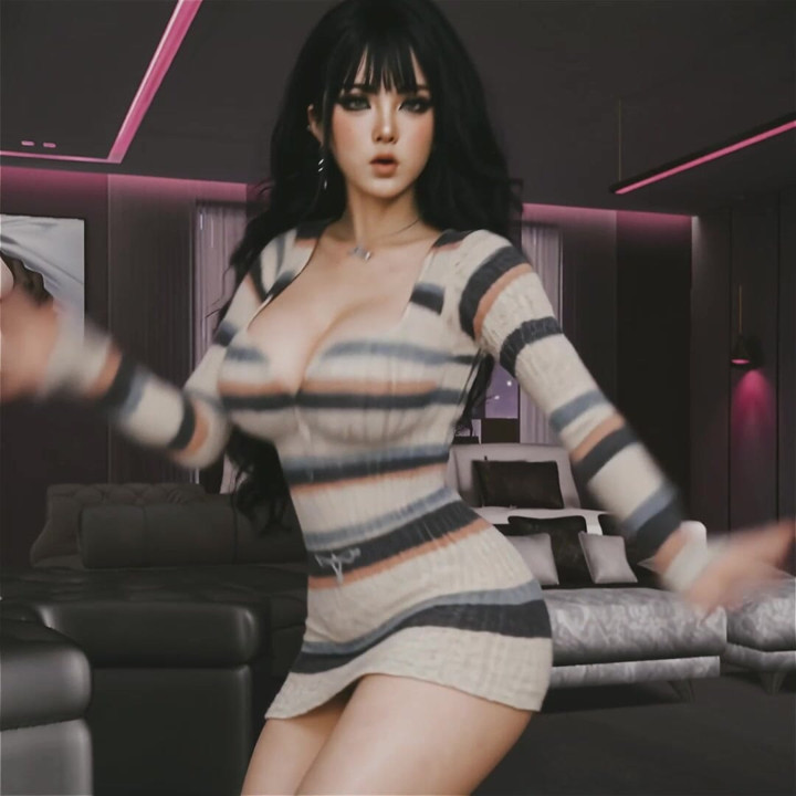 Joox Arnage dancing at home