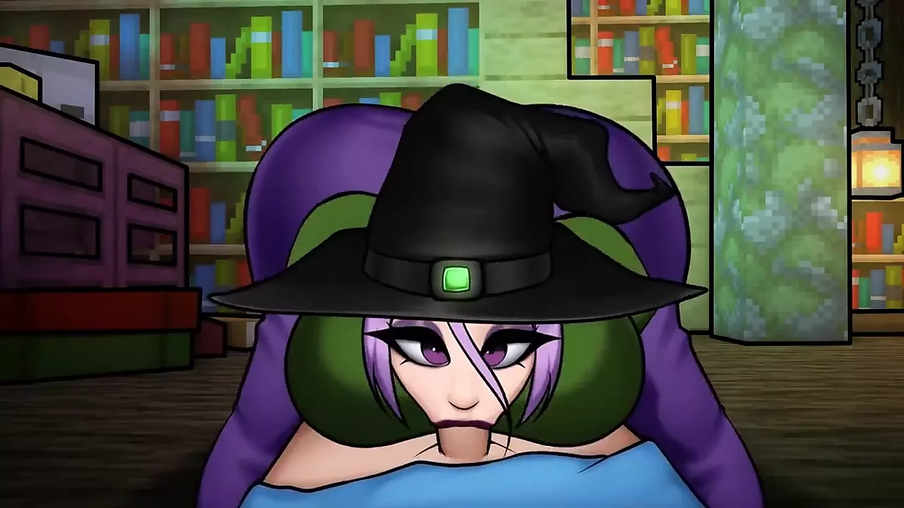 Minecraft Hentai napaljena letelica - 19. deo - pušenje veštičjeg kurca od loveskysan69