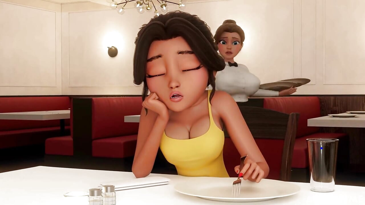 Shemale fuck deep in restaurant corner - Hentai Uncensored