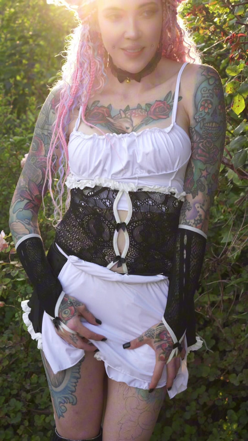 Naughty maid reveal