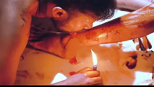 Soteli ki birthday me cake lga lga kar choda