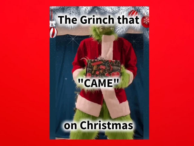 BIG COCK watch The Grinch that "Came" on Christmas...