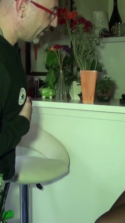 Stunning moment from "Big Tits German Step Mom Pay The Window Cleaner with Sex"