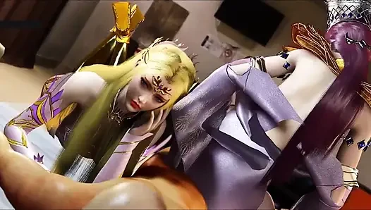 Virtuelle göttin des endlosen verlangens glow - hentai mit 3D-animation