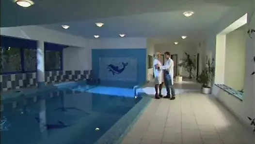 Doctors porn video – Doctor and Nurse Work Overtime Fucking in the Pool