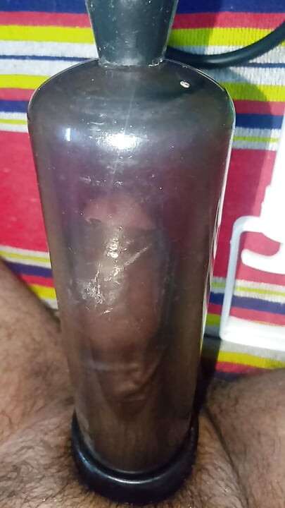 Extremely enlarged pumping dick