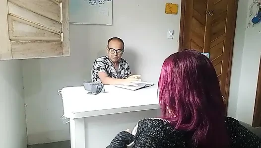 A Hot Interview with Her Big Tits and Ass