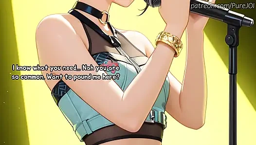 You were desperately trying to fill idol Zoey with your semen (Sex JOI)