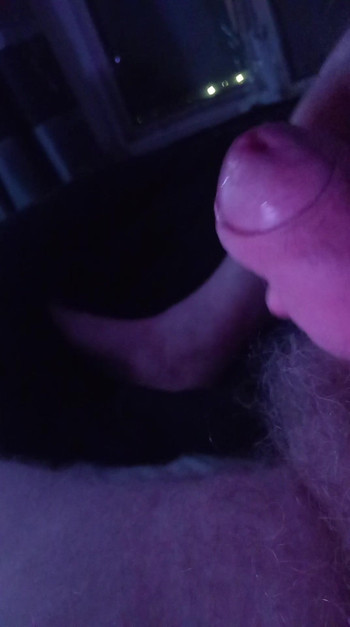 Daddy oozing pre cum