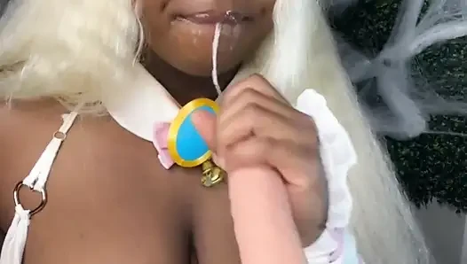 Cowpeach nyepong kontol ceroboh