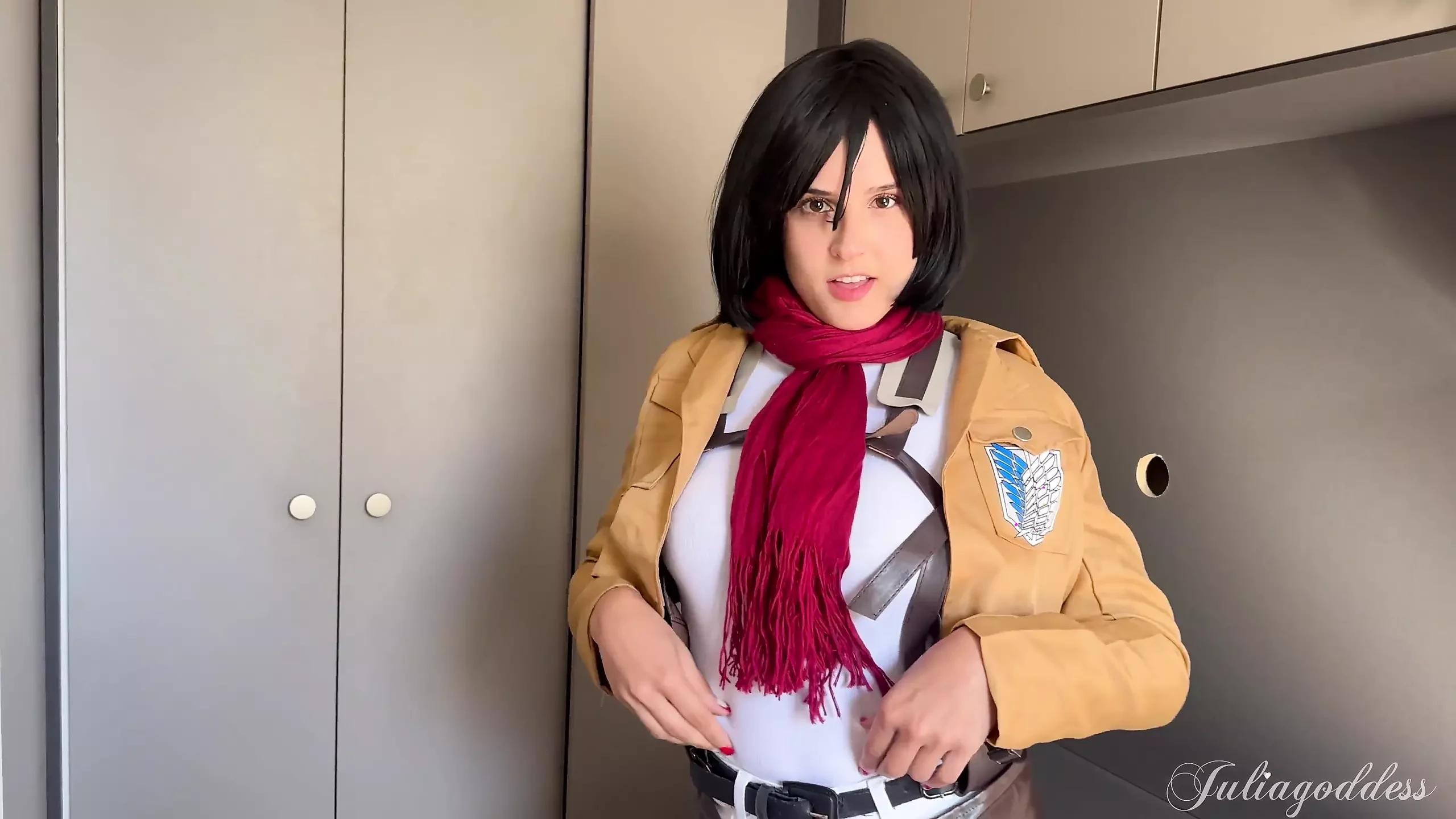 Mikasa POV Boquete Fantasy - Lento, Molhado e Safado