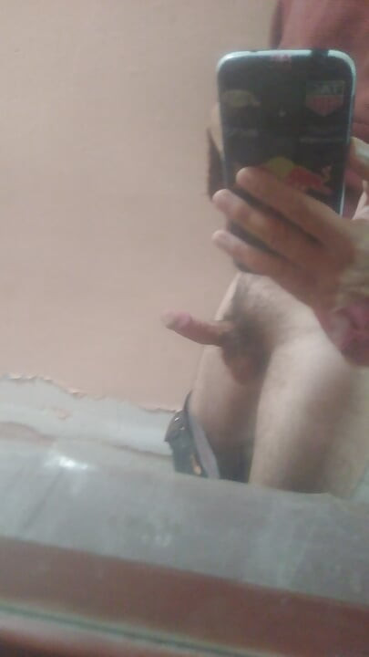 Look how I slap my penis