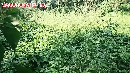 Desi bangali boy in forest fuk tree