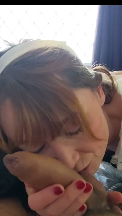 LILY KINK BRITISH NAUGHTY RED HEAD NUN POV BLOWJOB AND BALL SUCKING THE NEIGHBOUR | Clip 1