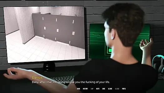 In Security: Silly Girl with Big Tits and Ass Is Sucking off Mr. Big Dick Boss Man in His Office - Episode 7