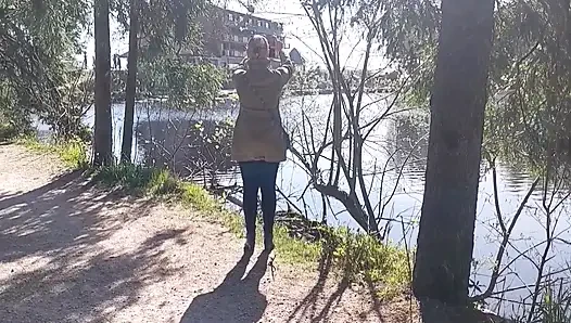 Blonde Mature Wife Enjoys Sex After Walk