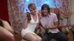 A Russian Couple from Students Party
