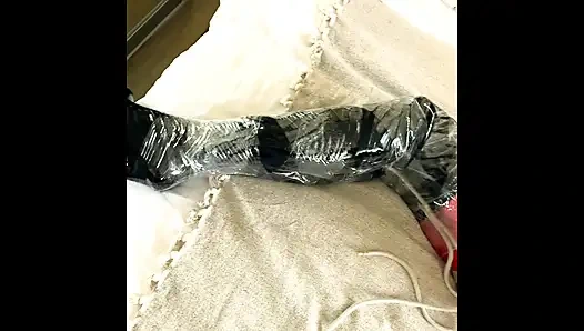 KıRMıZı LATEKS YÜKSEK TOPUKLU ESARET