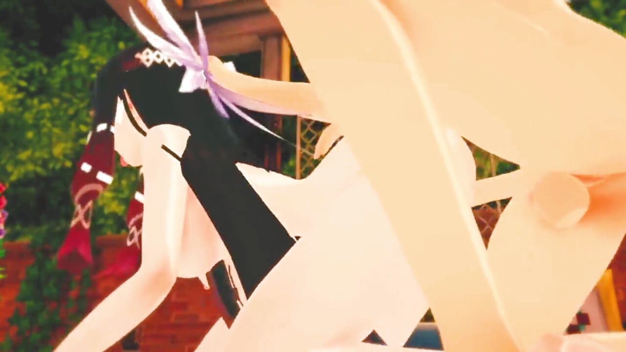 Impactul Genshin - Columbina scenă de sex dur cu Aether - animație 3D Hentai
