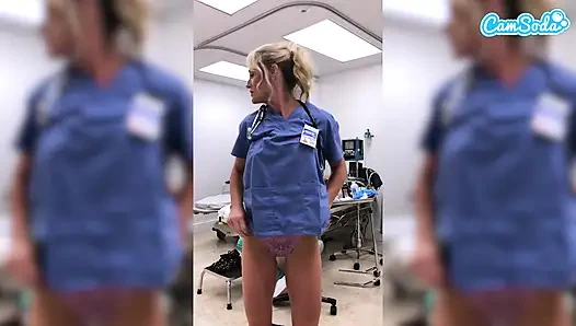 Fitte MILF-krankenschwester Wird Gefeuert, Um Im Krankenhaus Zu Masturbieren