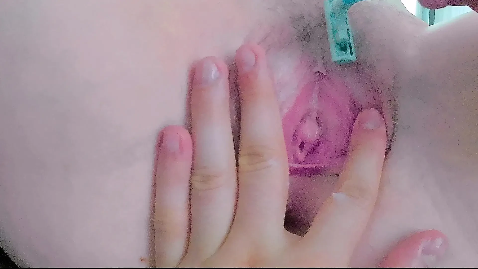 waxing pink pussy inside and out