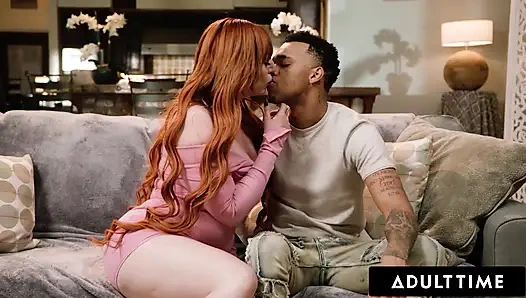 ADULT TIME - рыжая милфа Lauren Phillips вознаграждает пасынка за то, что он знает ее лучше, чем ее муж