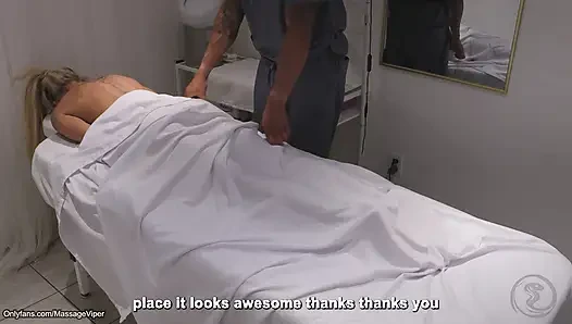 Fitness Model Massage Client Returns for Another Session