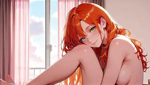 Redhead Office Break? Lazy Sun-Kissed Nudes & That Perfect Opening.
