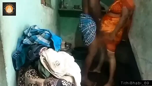 Desi Aunty Fuck With Her Brother-in-law At Store Room.