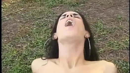 Horny stud deep throats shemales stiff thick cock and gets fucked