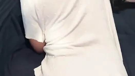 Beautiful 18 Year Old Asian Gets Fucked by a Big White Cock and Gets Cum All Over Her Face