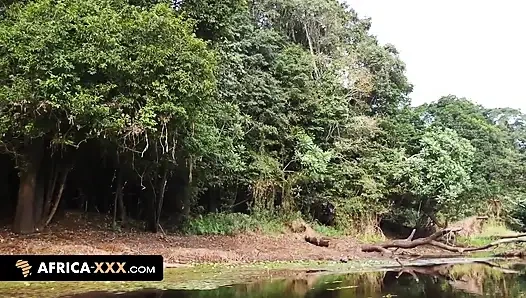 Heißer dschungel-sex