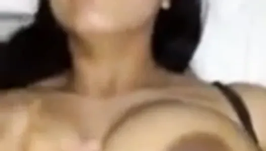 Latina with Large Nipples Squeezed and Fucked