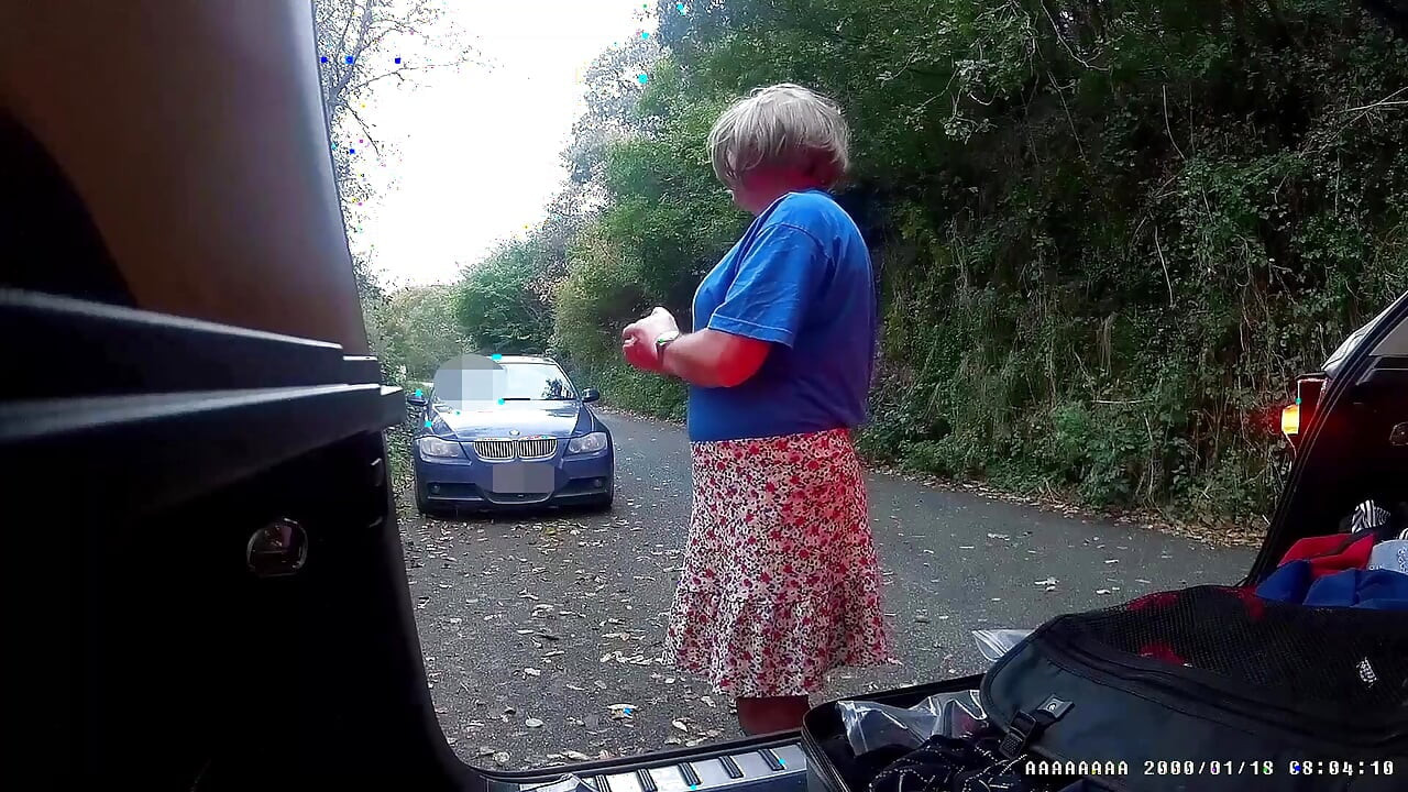 Parked in layby being watched