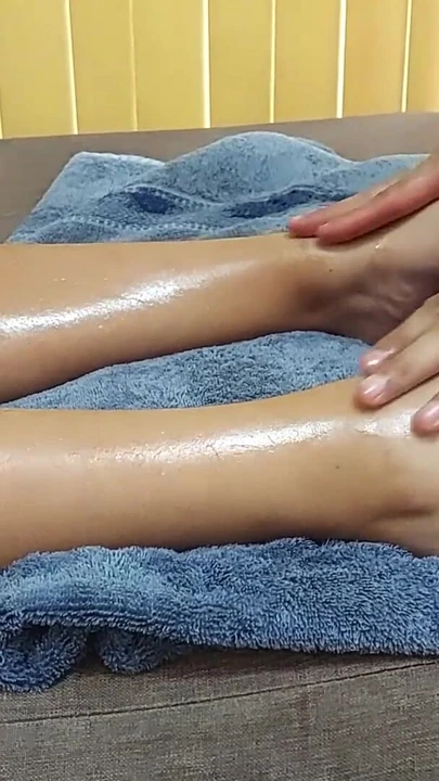 Epic moment from "My guy pampers my feet with a delicious massage, and I let him masturbate with them"