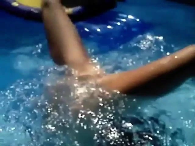 Saggy Tits, Big Nipples, Naked Splits in Pool