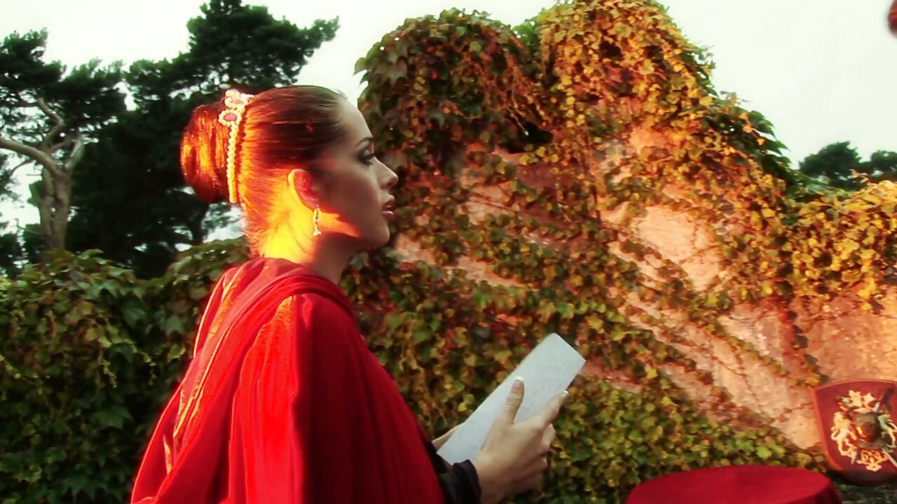 Lady Macbeth expostulates her husband to think about witches oracular utterances
